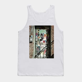 Street Art Stickers Williamsburg Brooklyn NYC Tank Top